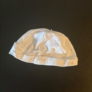 Cozy White Star Kids Beanie